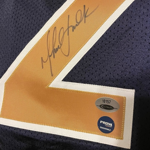 Rams “Marshall Faulk” signed on-field jersey authenticated by Prova. - Picture 4 of 5